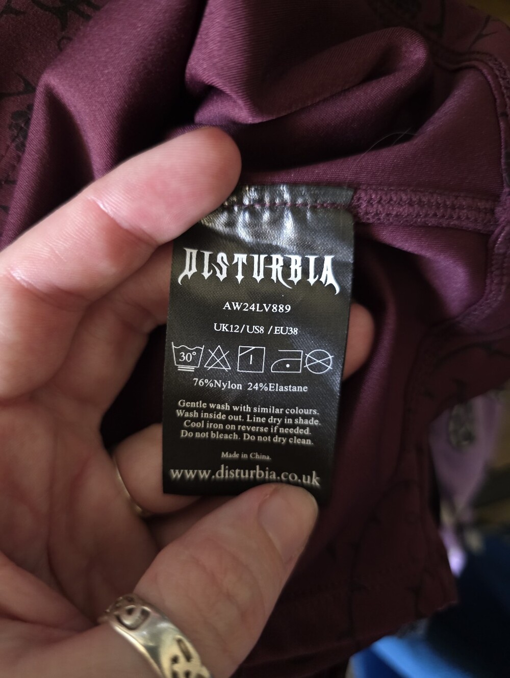 Disturbia Rosethorn Floral Print Athleisure Sports Set - Picture 6 of 12